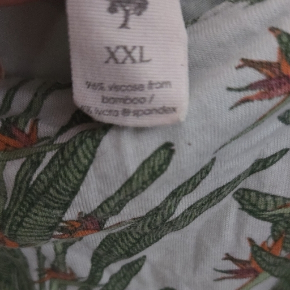 womens pinafore ruffle romper | bird of paradise | bamboo - XXL - Picture 4 of 4